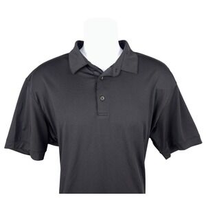 Mizzen + Main Mens Black Trim Fit Polo Shirt Short Sleeve XL XLarge